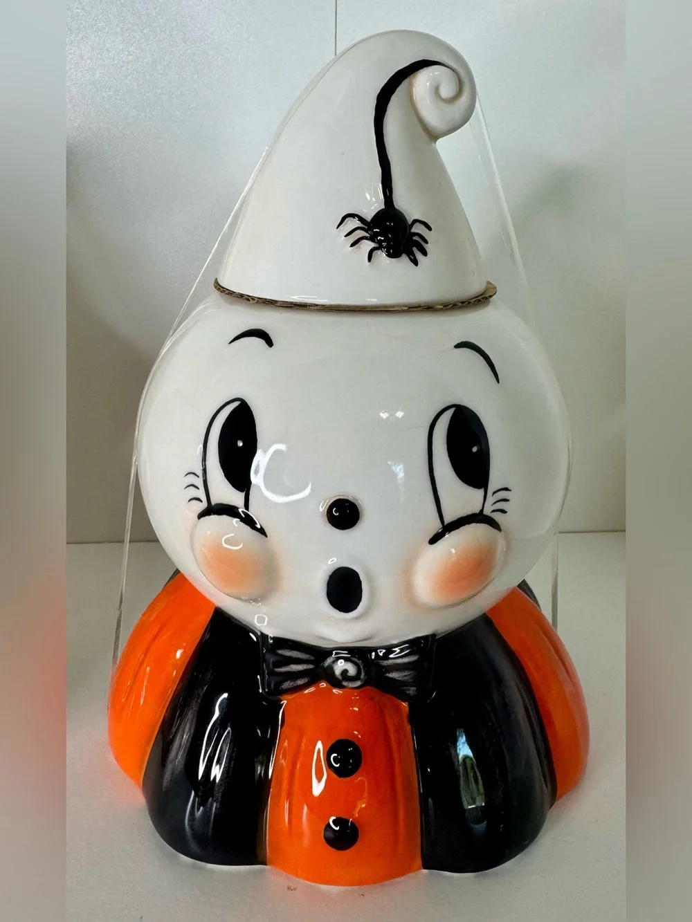 Johanna Parker Gus Ghost Cookie Jar Canister Set NWT